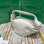 Bottega Veneta Double Knot Bag For Women 11.8in/30cm In Chalk