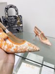 Christian Dior Women’s J’Adior Slingback Pump Orange For Women CD 2.5in/6.5 cm