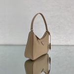 Prada Re-Edition 2005 Re-Nylon Mini Bag Beige For Women, Women’s Bags 8.6in/22cm