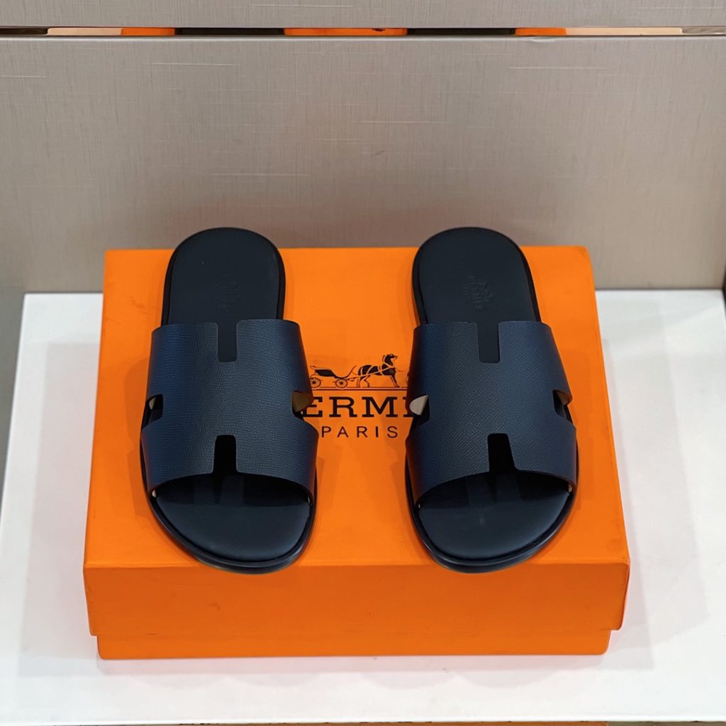 Hermes Izmir Sandal Black For Men