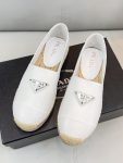 Prada Nappa Espadrillas White For Women 0.8in/20mm PRD