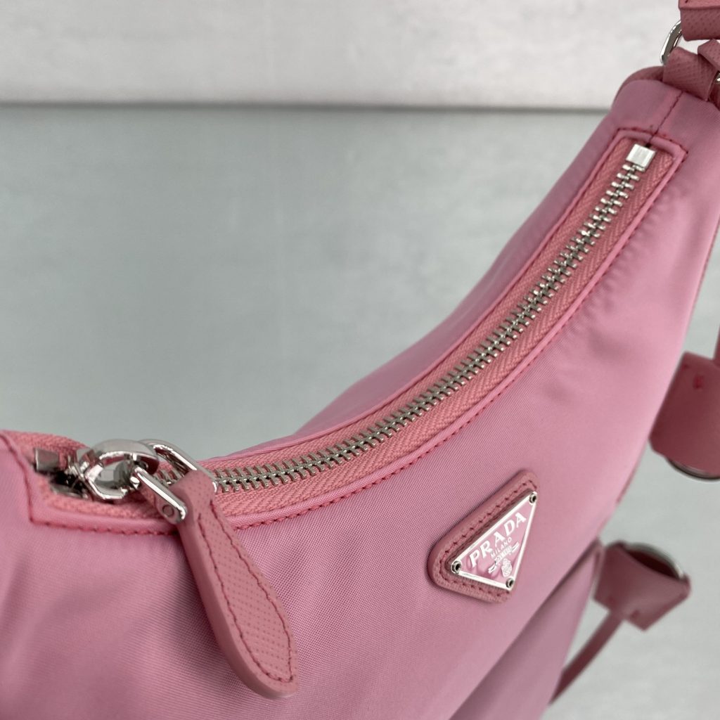 Prada Re-Edition 2005 Re-Nylon Mini Bag Pink For Women, Women’s Bags 8.6in/22cm