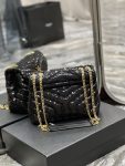 Saint Laurent Loulou Small Chain Bag Black For Women, Women’s Bags 9in/23cm YSL 494699FAAER1000