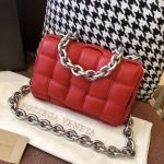 Bottega Veneta Chain Cassette Red, For Women, Women’s Bags 10.2in/26cm