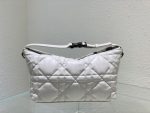 Christian Dior Medium DiorTravel Nomad Pouch White, For Women, Women’s Handbags 8.5in/22cm CD S5554BMIG_M030