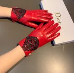 Dior Gloves In Red