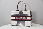 Christian Dior Medium Dior Book Tote White, For Women, Women’s Handbags 14in/36cm CD