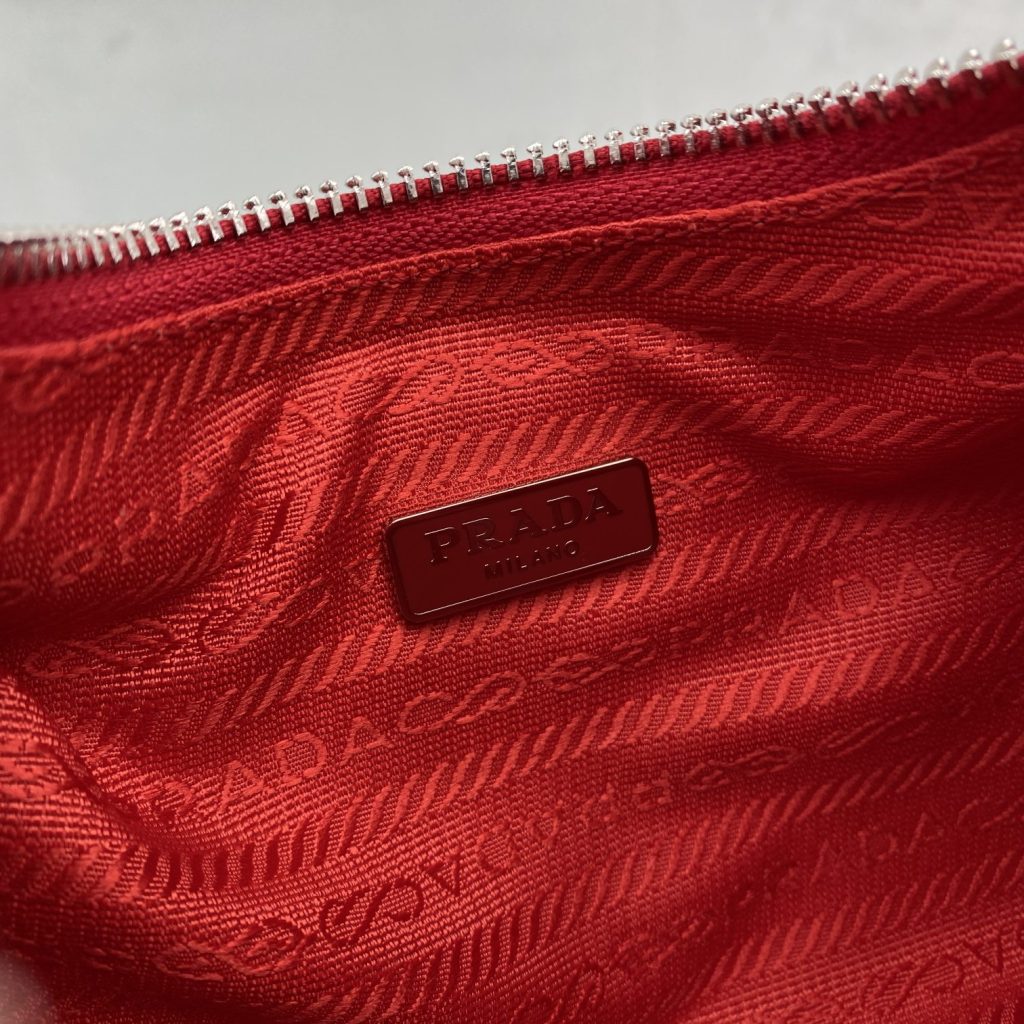 Prada Re-Edition 2005 Re-Nylon Mini Bag Red For Women, Women’s Bags 8.6in/22cm