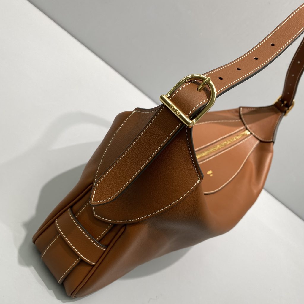 Celine Medium Romy In Supple Brown For Women 13in/34cm 197443DPJ.04LU