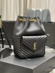 Saint Laurent JOE Backpack Black For Women, Women’s Bags 11.5in/29cm YSL 6726091EL071000