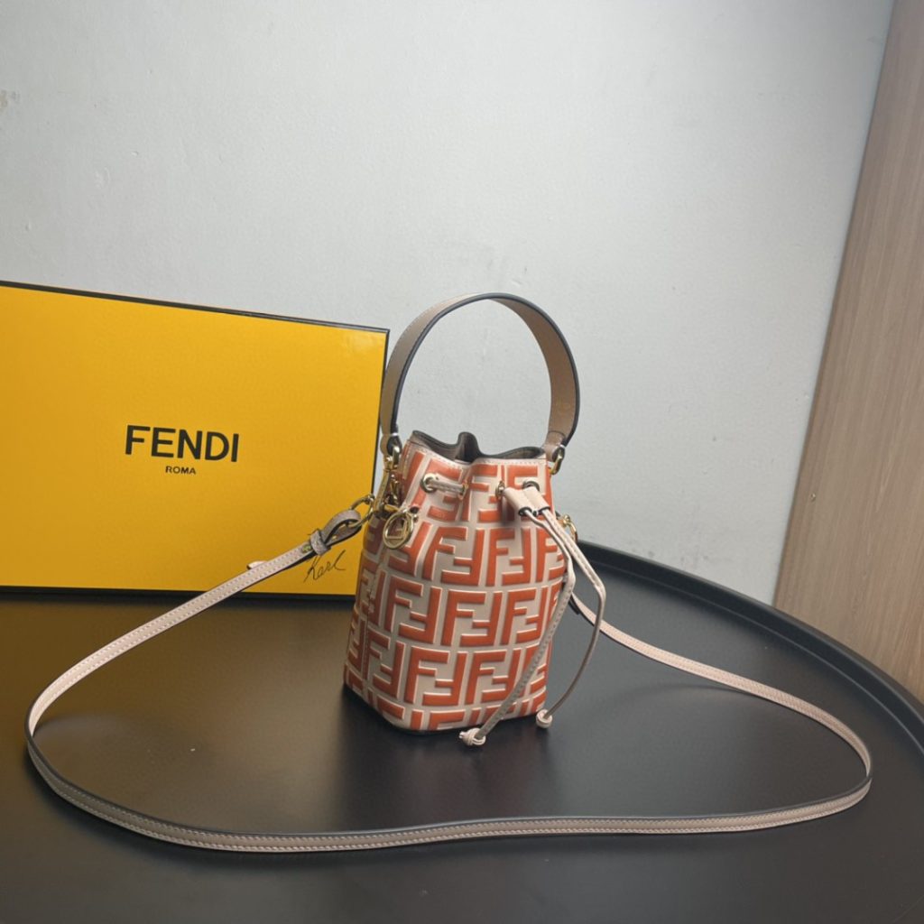 Fendi Mon Tresor Orange Mini Bag For Woman 18cm/7in