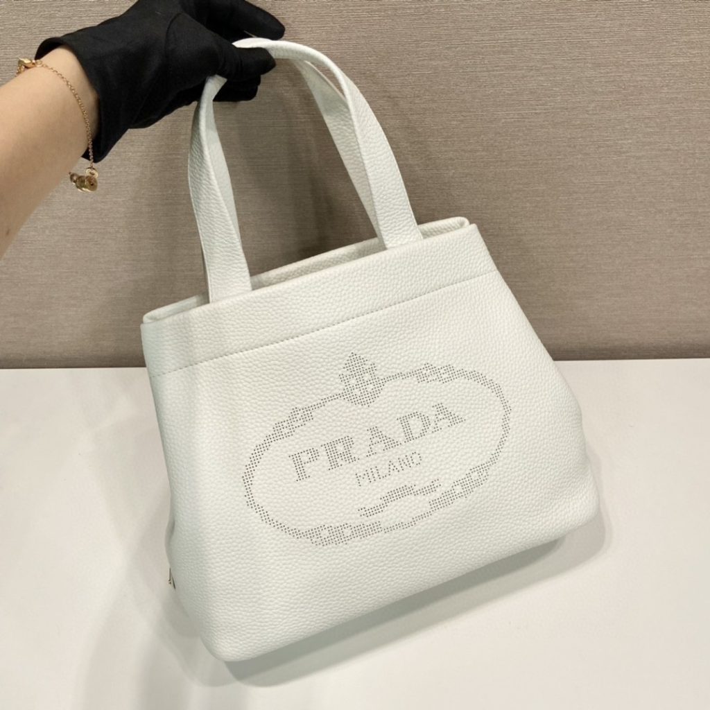 Prada Small Tote White For Women, Women’s Bags 12.6in/32cm