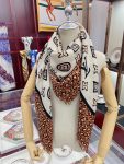 Louis Vuitton Wild at Heart Shawl Brown 140cm/55in