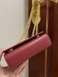 Dolce & Gabbana Polished 3.5 Phone Bag Burgundy For Women 7.3in/19cm DG