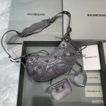 Balenciaga Le Cagole XS Shoulder Bag In Grey, For Women, Women’s Bags 10.2in/26cm