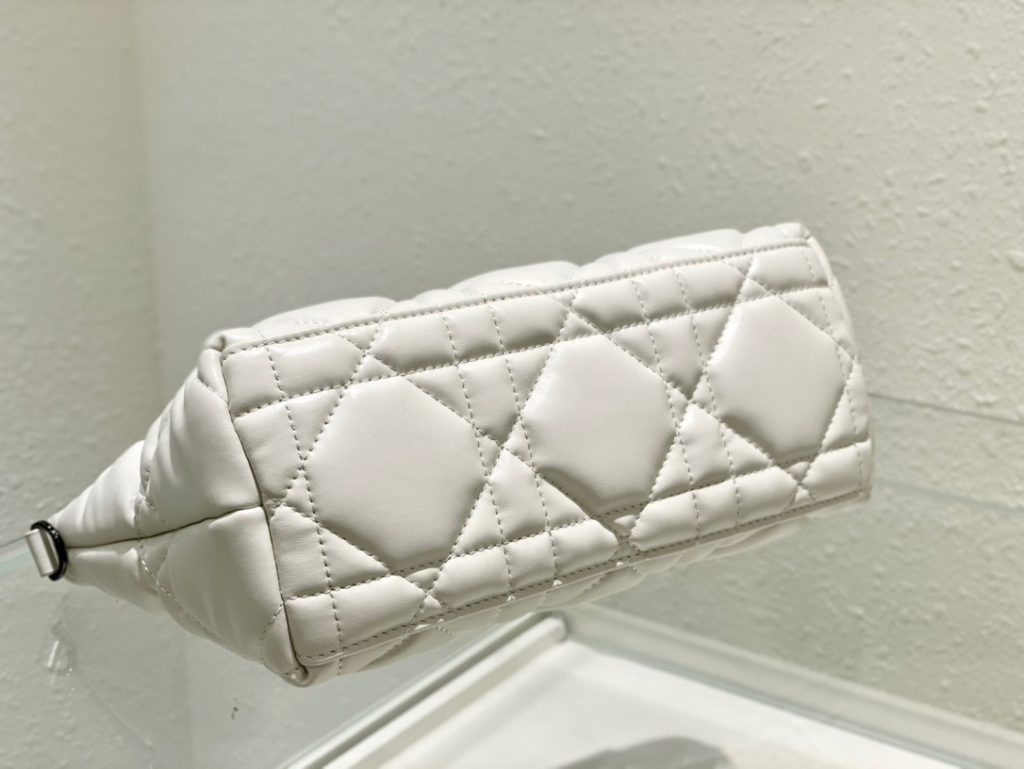 Christian Dior Medium DiorTravel Nomad Pouch White, For Women, Women’s Handbags 8.5in/22cm CD S5554BMIG_M030