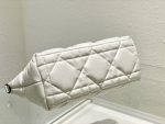 Christian Dior Medium DiorTravel Nomad Pouch White, For Women, Women’s Handbags 8.5in/22cm CD S5554BMIG_M030