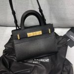 Saint Laurent Manhattan Nano Shopping Bag In Box Black For Women 8.2in/21cm YSL 5937410SX0W1000