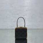 Celine Triomphe Minaudiere In Triomphe Canvas Brown For Women 4in/10cm