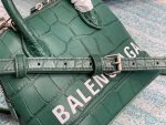 Balenciaga Ville Mini Handbag In Dark Green, For Women, Women’s Bags 7in/18cm