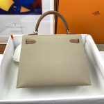 Hermes Kelly 25 Sellier Epsom Greige/Brown Bag For Women, Women’s Handbags, Shoulder Bags 10in/25cm