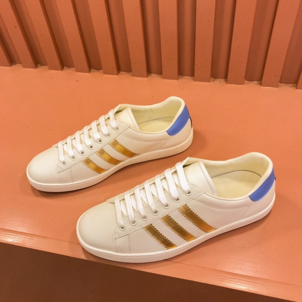 Gucci x Adidas Men’s Sneaker White Blue For Men 707850