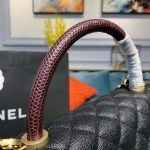 Chanel Large Flap Bag With Top Handle Black For Women, Women’s Handbags, Shoulder And Crossbody Bags 11in/28cm A92991