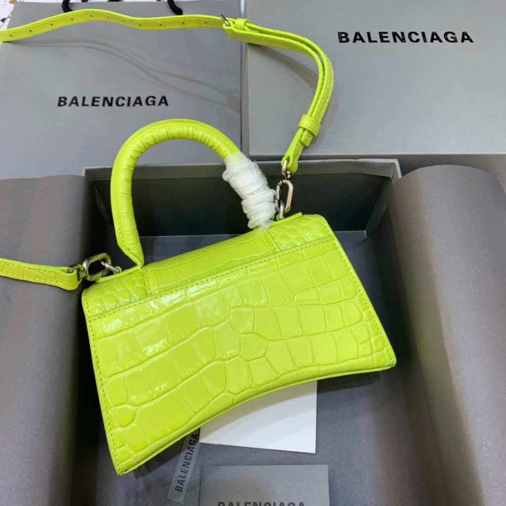 Balenciaga Hourglass XS Handbag In Light Green, For Women, Women’s Bags 7.4in/19cm