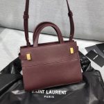 Saint Laurent Manhattan Nano Shopping Bag In Box Burgundy For Women 8.2in/21cm YSL