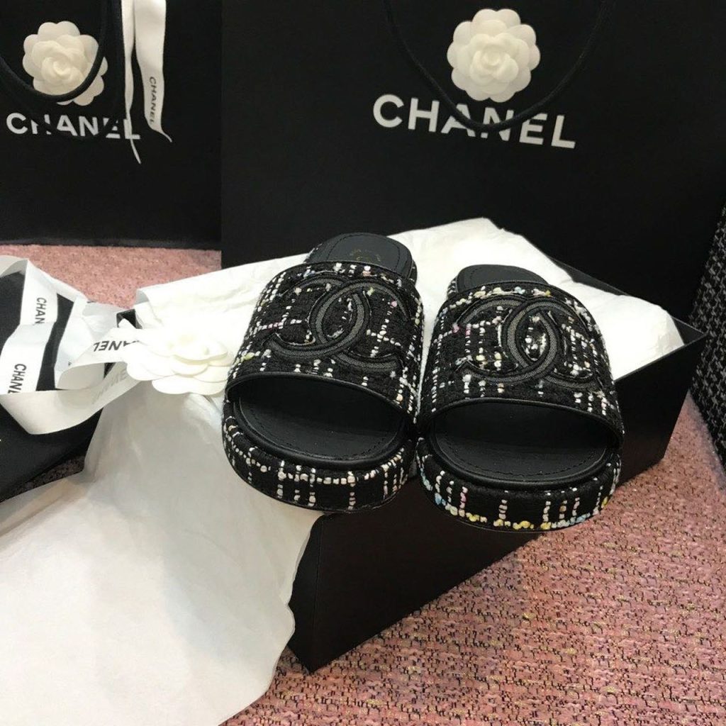 Chanel Mules Black For Women, Women’s Shoes