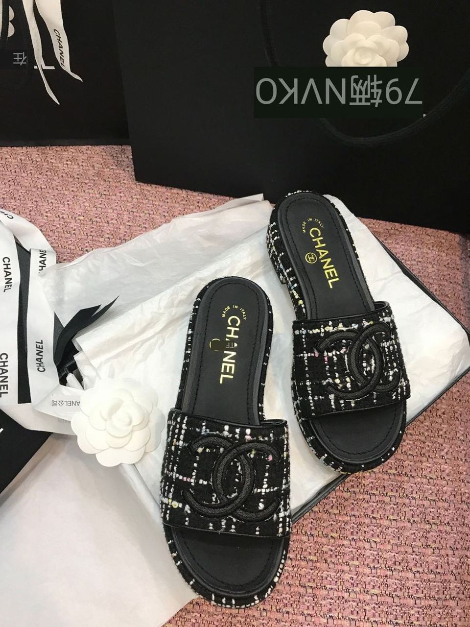 Chanel Mules Black For Women, Women’s Shoes