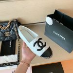 Chanel Espadrilles White/Black For Women, Women’s Shoes G29762