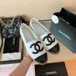 Chanel Espadrilles White/Black For Women, Women’s Shoes G29762