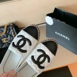 Chanel Espadrilles White/Black For Women, Women’s Shoes G29762