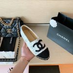 Chanel Espadrilles White/Black For Women, Women’s Shoes G29762