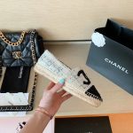 Chanel Espadrilles White/Black For Women, Women’s Shoes G29762