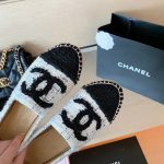 Chanel Espadrilles White/Black For Women, Women’s Shoes G29762