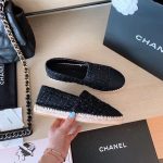 Chanel Espadrilles Black For Women, Women’s Shoes G29762