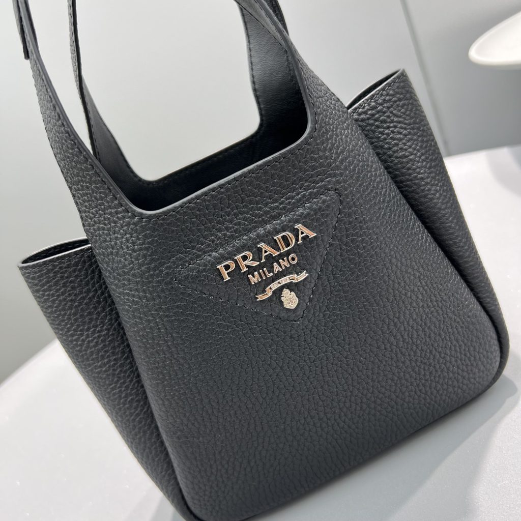 Prada Mini Tote Black For Women, Women’s Bags 7.5in/19cm