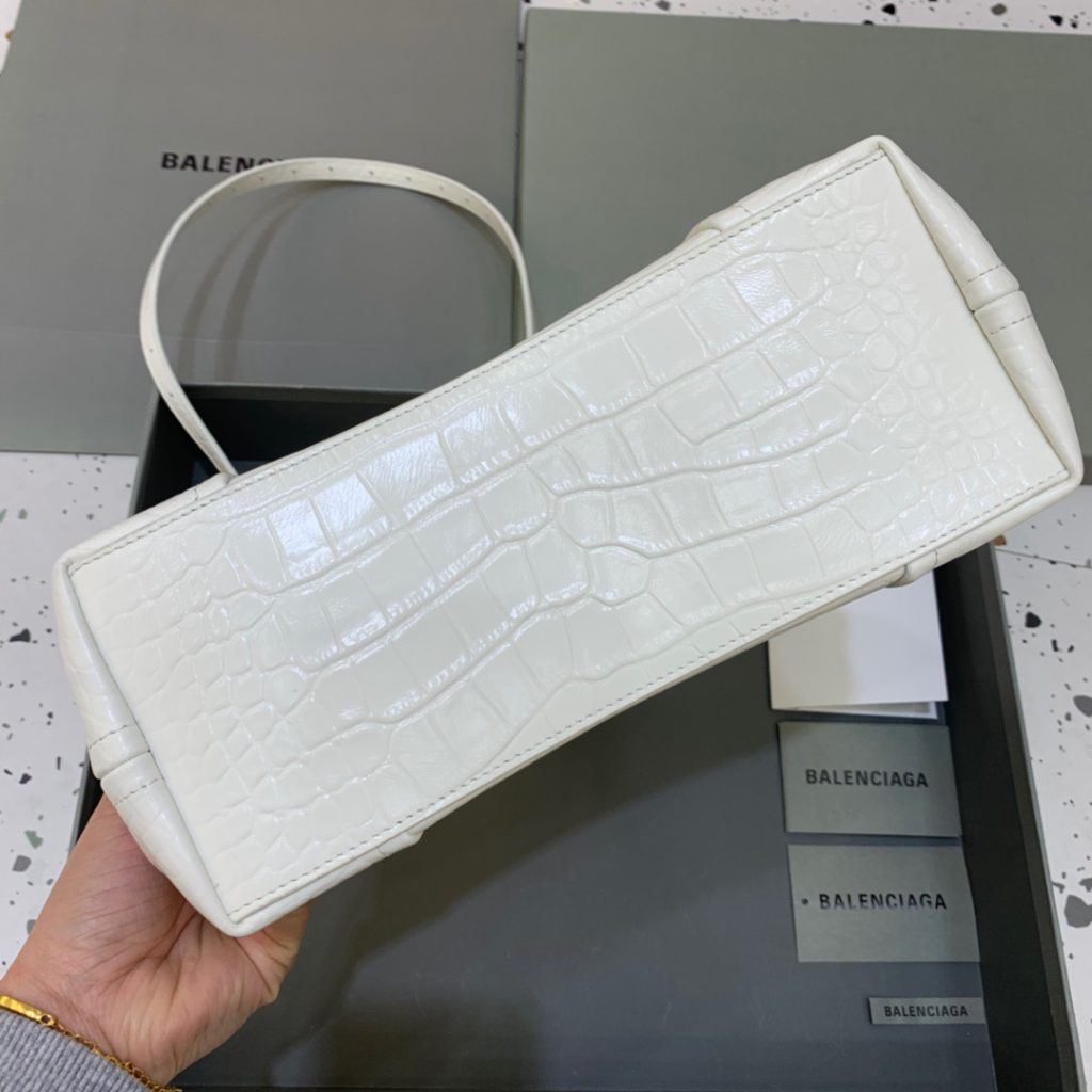 Balenciaga Small Editor  Bag In White, For Women, Women’s Bags 13in/33cm