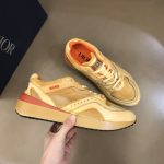 Christian Dior Sneakers Yellow For Men CD