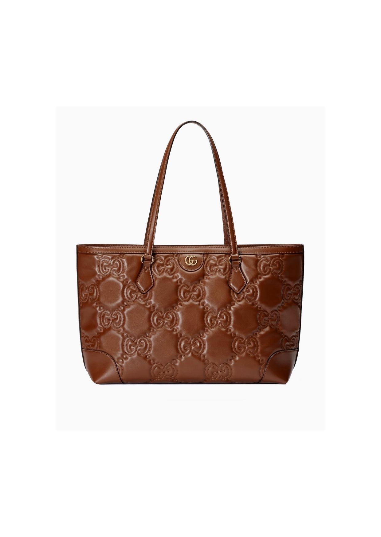 Gucci GG Medium Tote Brown For Women, Women’s Bags 15in/38cm GG ‎‎631685 UM8IG 2546