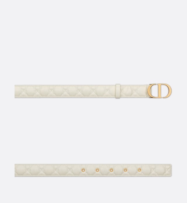 Christian Dior 30 Montaigne Belt White For Women- B0436UWHN_M030