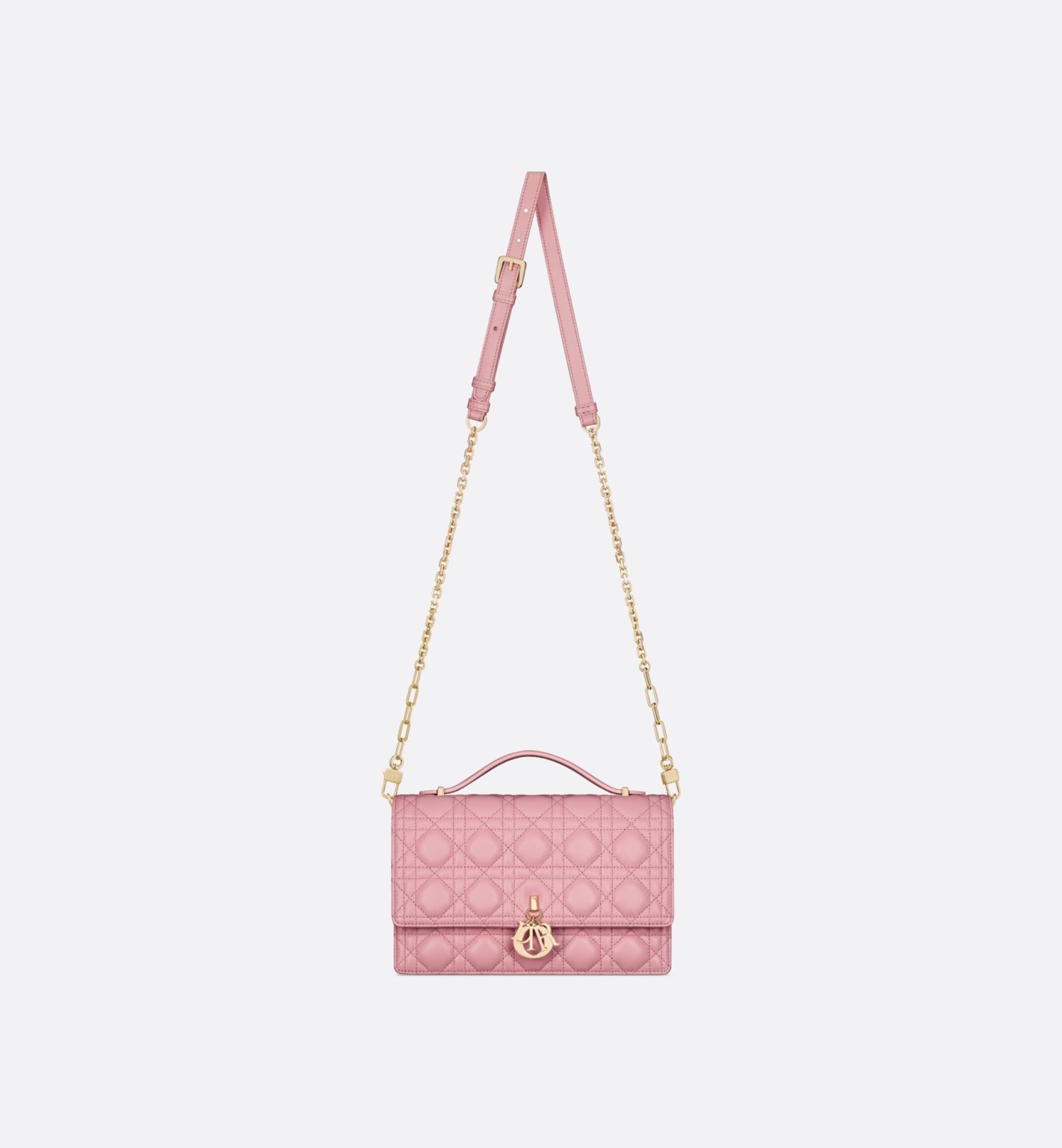 Christian Dior Miss Dior Top Handle Bag Pink For Women M0997ONGE_M92P – 24 Cm/ 9.5 Inches