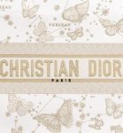 Christian Dior Medium Dior Book Tote Gold-Tone And White Bag For Women M1296ZESU_M01E- 14 Inches / 36 Cm