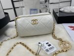 Chanel Bowling Mini White Bag For Women 11cm/4.3in