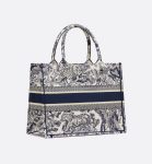 Christian Dior Medium Dior Book Tote Bag Ecru And Blue For Women M1296ZTDT_M34I – 36 Cm/ 14 Inches