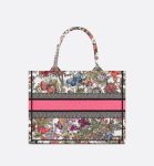 Christian Dior Medium Dior Book Tote White Multicolor Bag For Women M1296ZEBJ_M20E- 14 Inches / 36 Cm