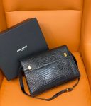 Saint Laurent Manhattan Shoulder Bag Black For Women 11.4in/29cm YSL 579271DND0J1000