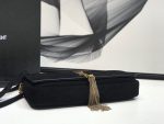 Saint Laurent Kate Tassel Small Shoulder Bag Black For Women 10.2in/26cm YSL 6042760UD7W1011